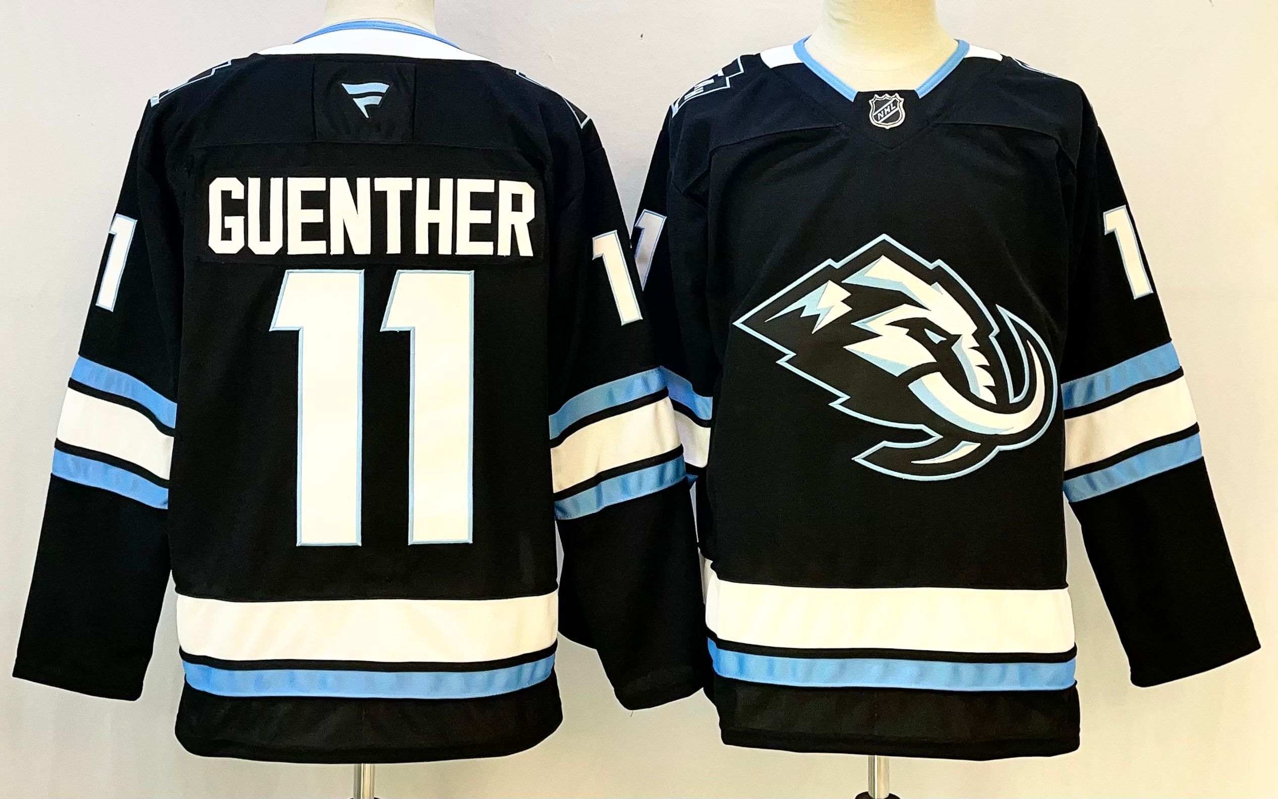 Men Mammoth Team #11 Guenther Black 2026 Adidias NHL Jersey style 001
